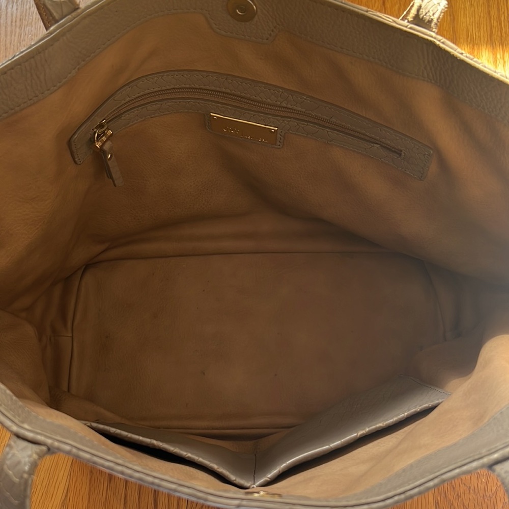 Gigi New York Grey Python Embossed Previously Ado… - image 5